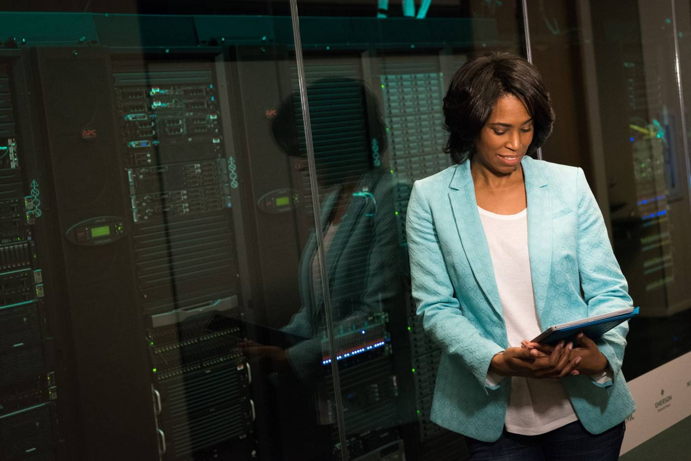 Enterprise software server room