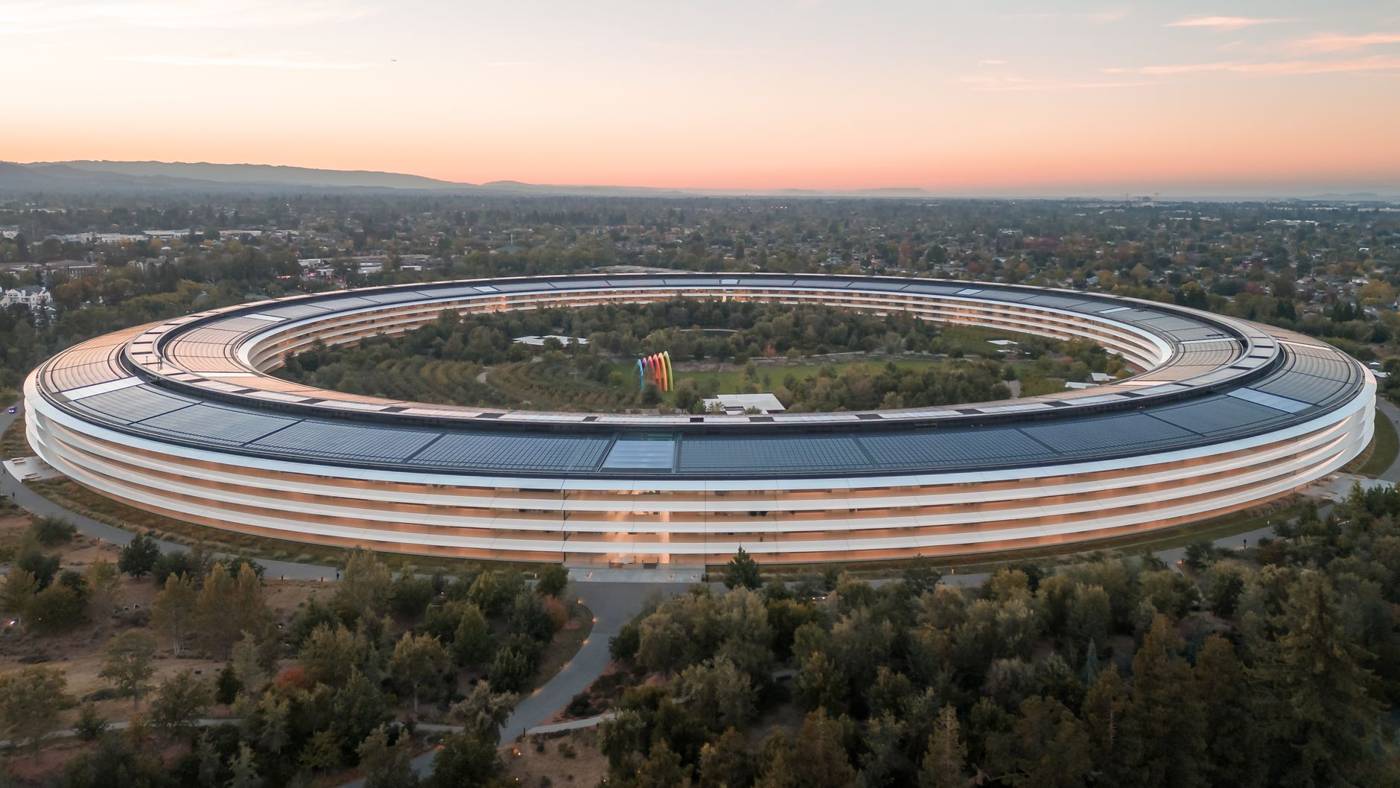 Google headquarters campus aerial