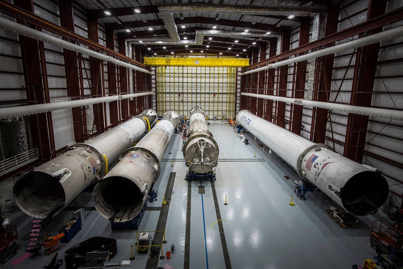 Virgin galactic spacecraft hangar